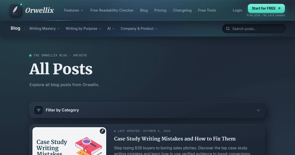 Blog Posts - Page 11 | Orwellix Blog