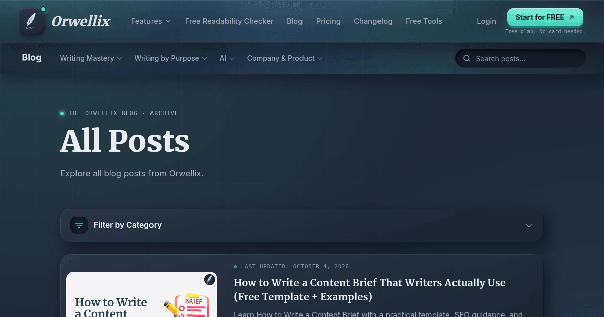 Blog Posts - Page 12 | Orwellix Blog